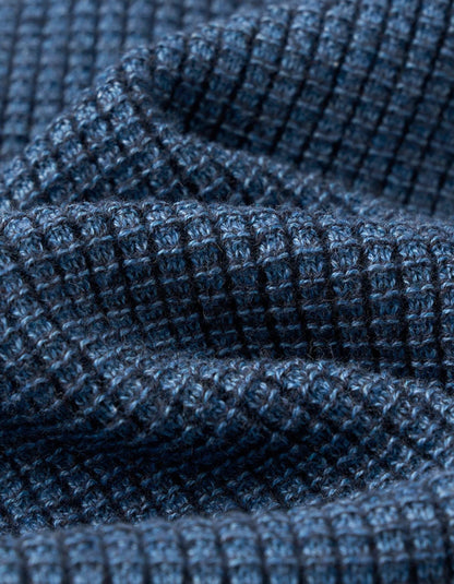 Oversize Waffle Textured Knitted Sweater
