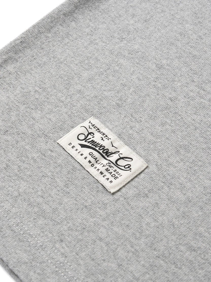 Washed Cotton Henley T-Shirt