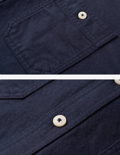 Cotton Loose Long Sleeve Shirt