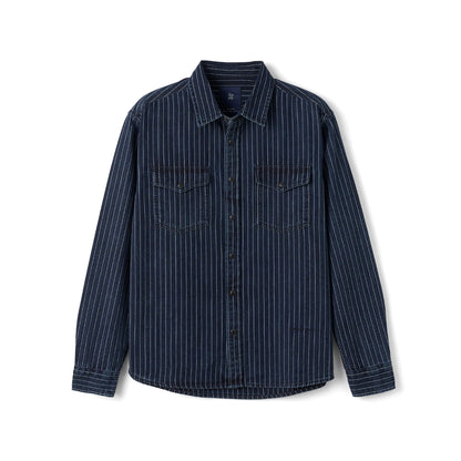 Oversized Vertical Striped Shirt