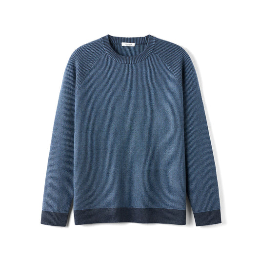 Oversize Waffle Textured Knitted Sweater