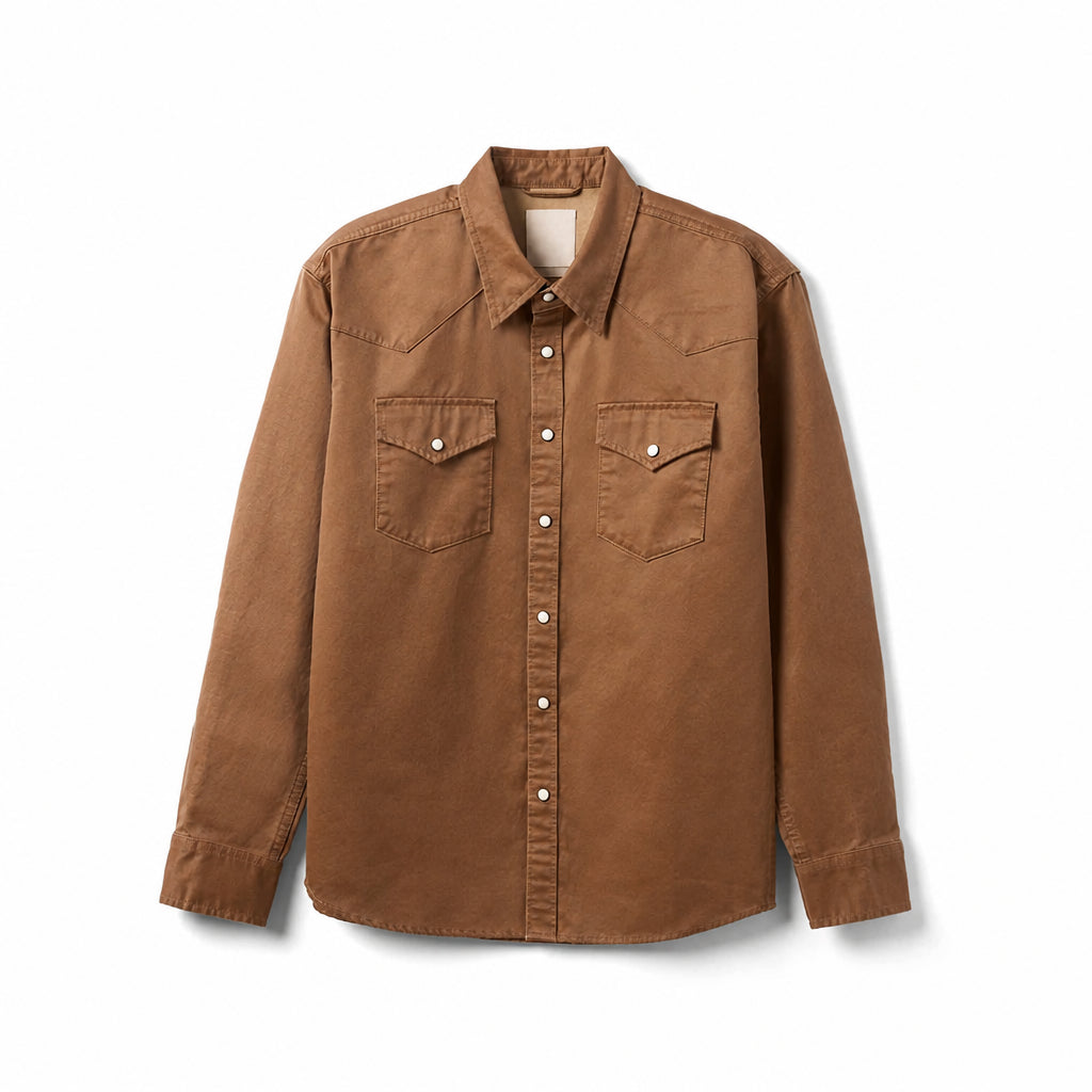 Washed Western Oversize Shirt
