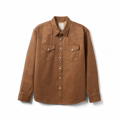 Washed Western Oversize Shirt