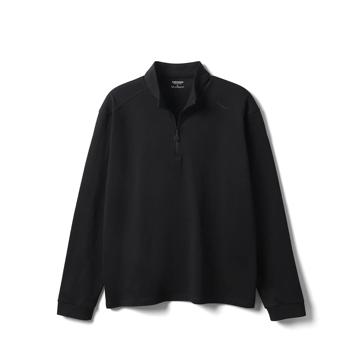 Half-Zip Long Sleeve T-Shirt