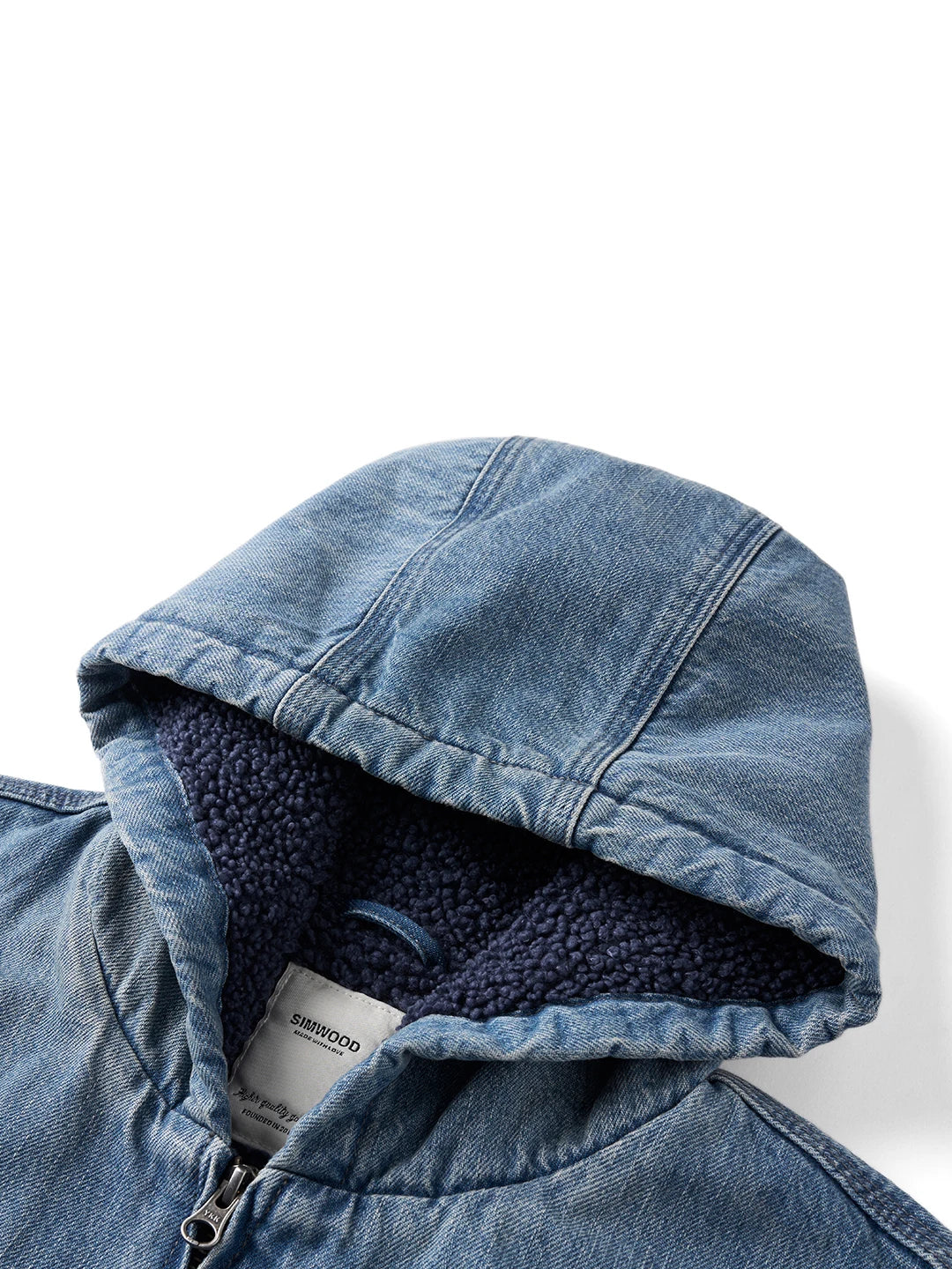Fleece Hooded Oversize Jacket