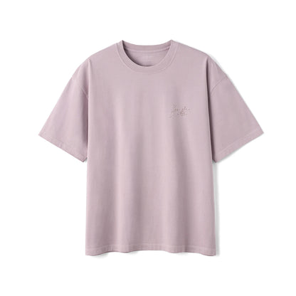 Heavyweight Letter Print T-Shirt