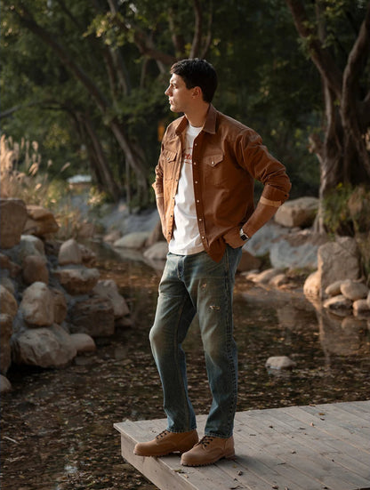 Washed Western Oversize Shirt