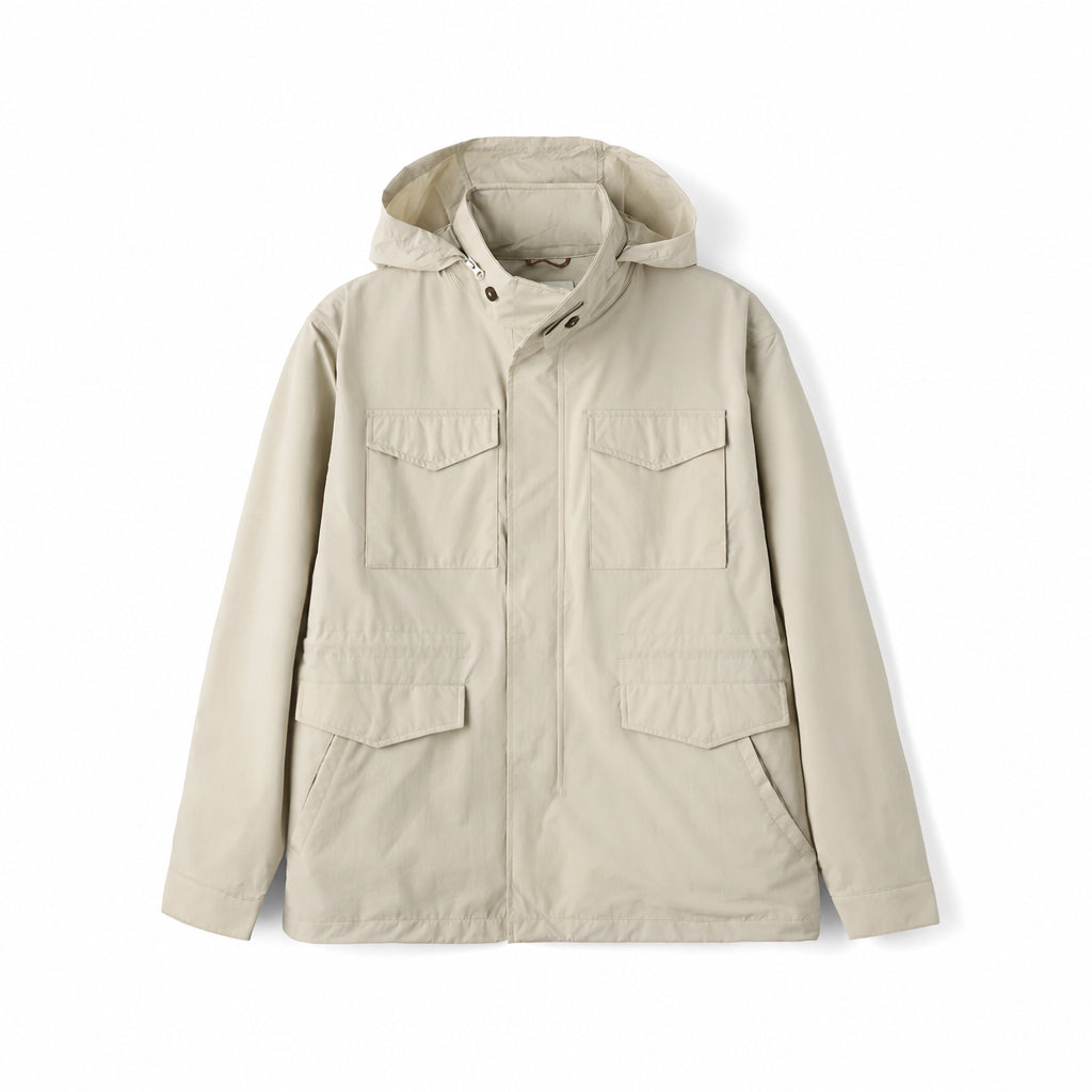 Oversized Hooded  Cargo Jacket