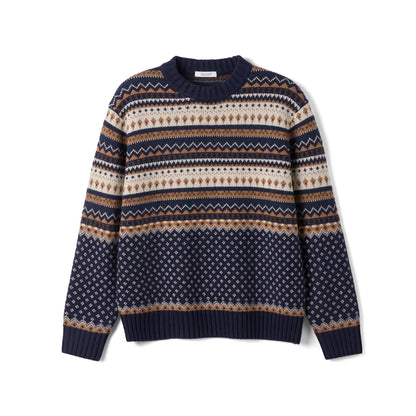 Oversized Knitted Distressed Sweater