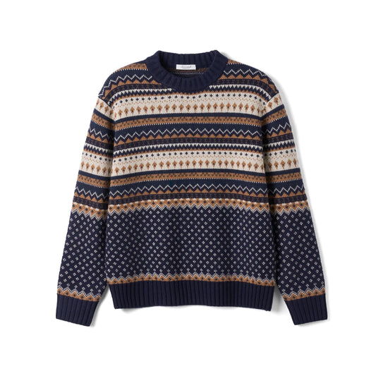 Oversized Knitted Distressed Sweater