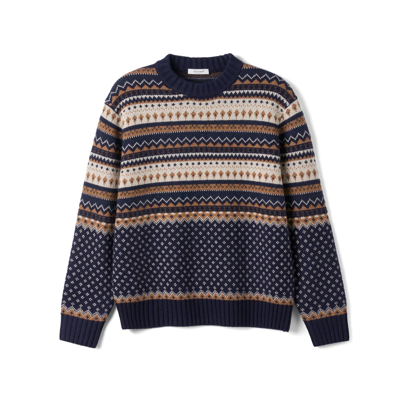 Oversized Knitted Distressed Sweater