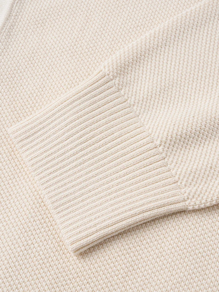 V-Neck Knit Cardigan