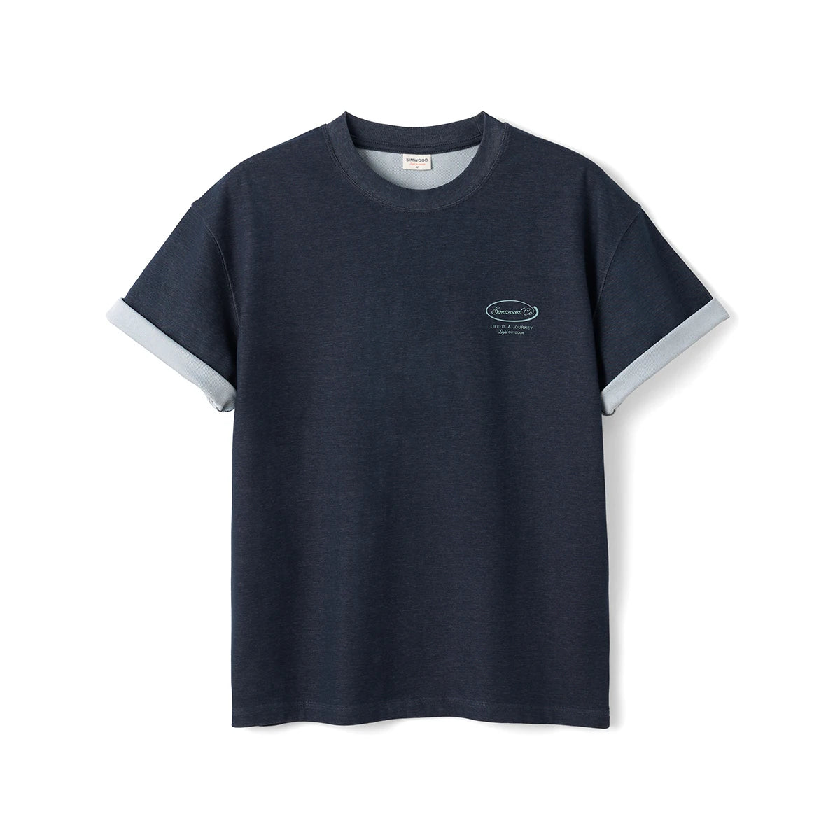 Oversized Two-Tone T-Shirt