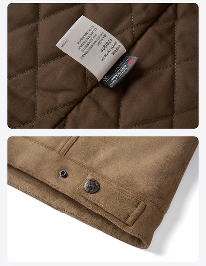 Regular Fit Suede Jacket