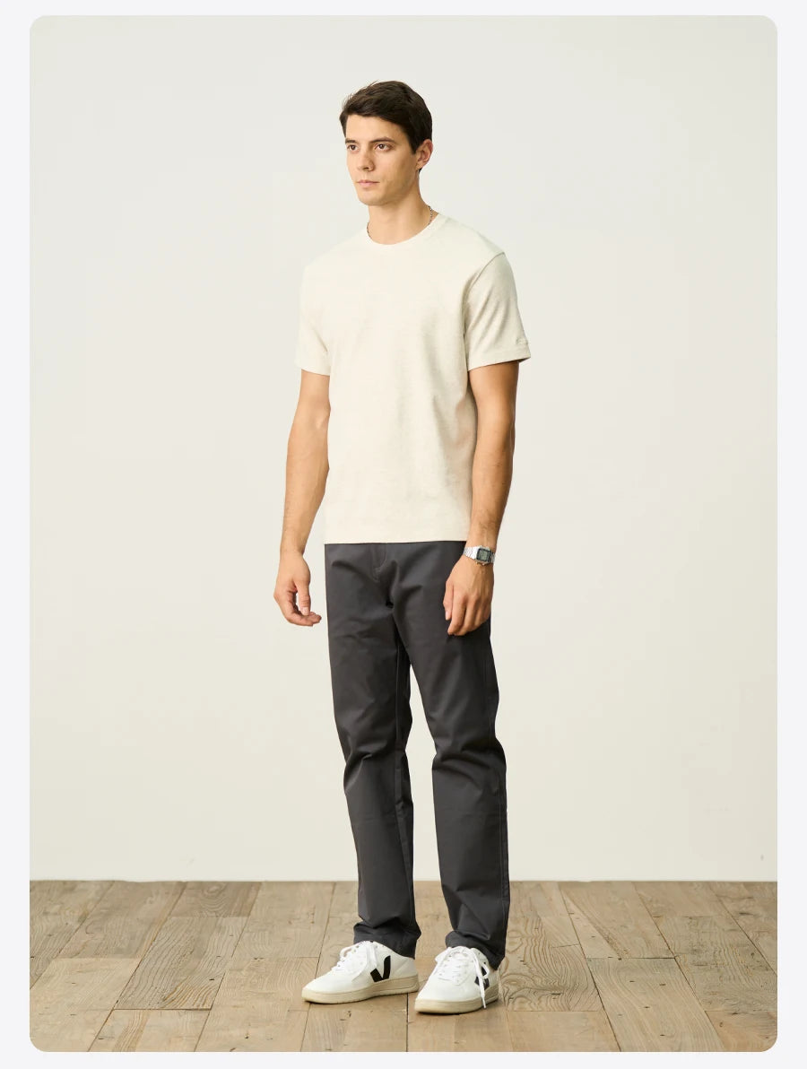 Heavyweight Durable Straight Chinos