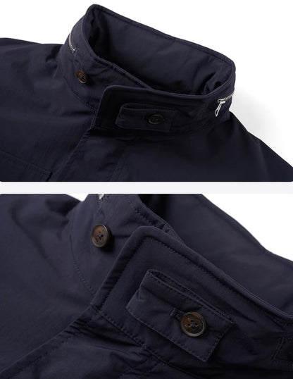 Oversized Cargo Trench Jacket