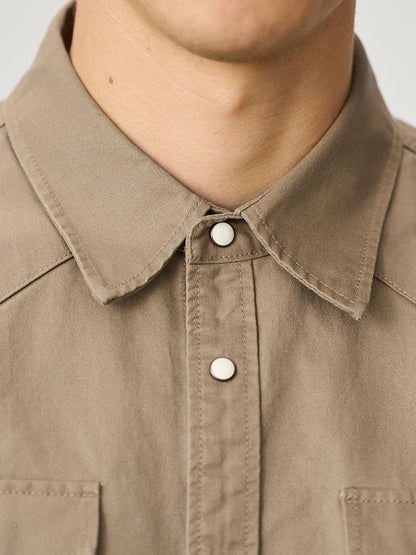 Washed Western Oversize Shirt
