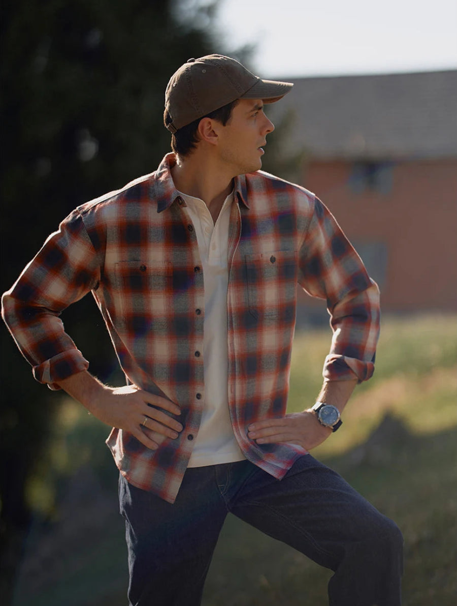 Heavyweight Plaid Flannel Oversized Shirt