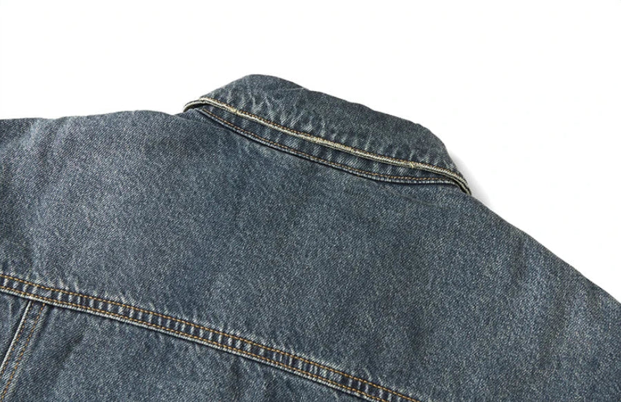 Warm Oversize Denim Jacket