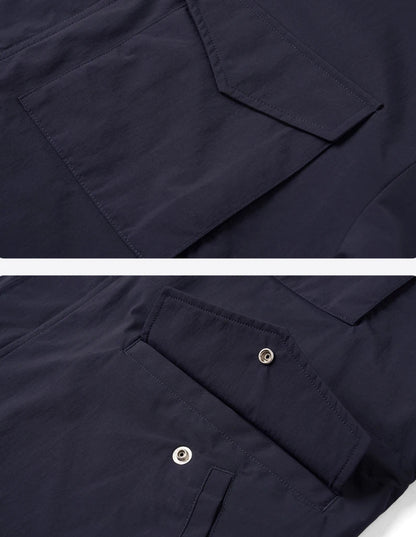 Oversized Cargo Trench Jacket