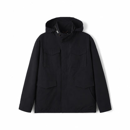 Oversized Cargo Trench Jacket