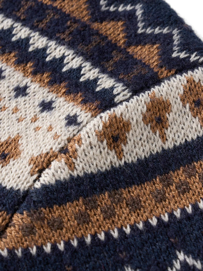 Oversized Knitted Distressed Sweater