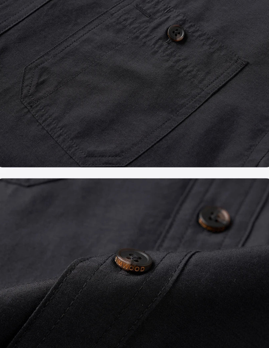 Casual Loose Cargo Shirt