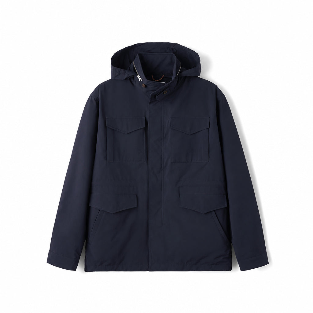Oversized Cargo Trench Jacket