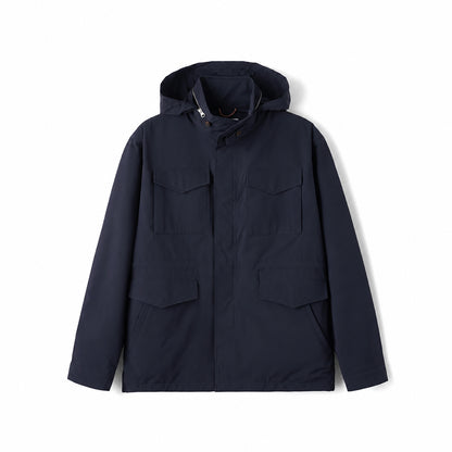 Oversized Cargo Trench Jacket