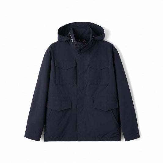Oversized Cargo Trench Jacket