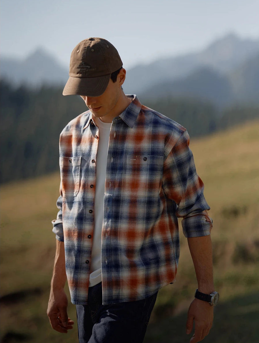 Heavyweight Plaid Flannel Oversized Shirt
