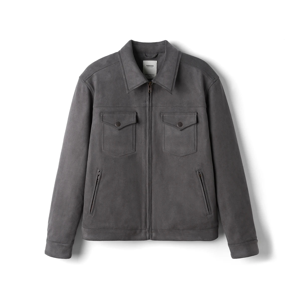 Regular Fit Suede Jacket