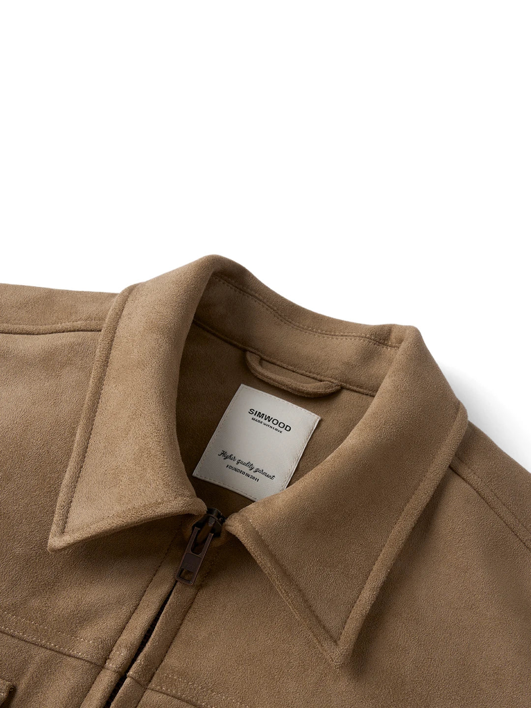 Regular Fit Suede Jacket