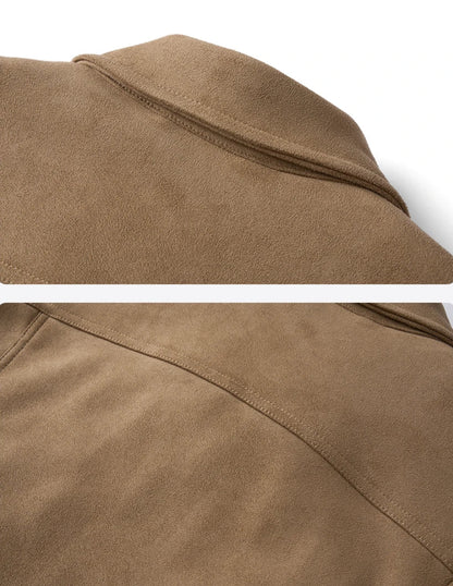 Regular Fit Suede Jacket