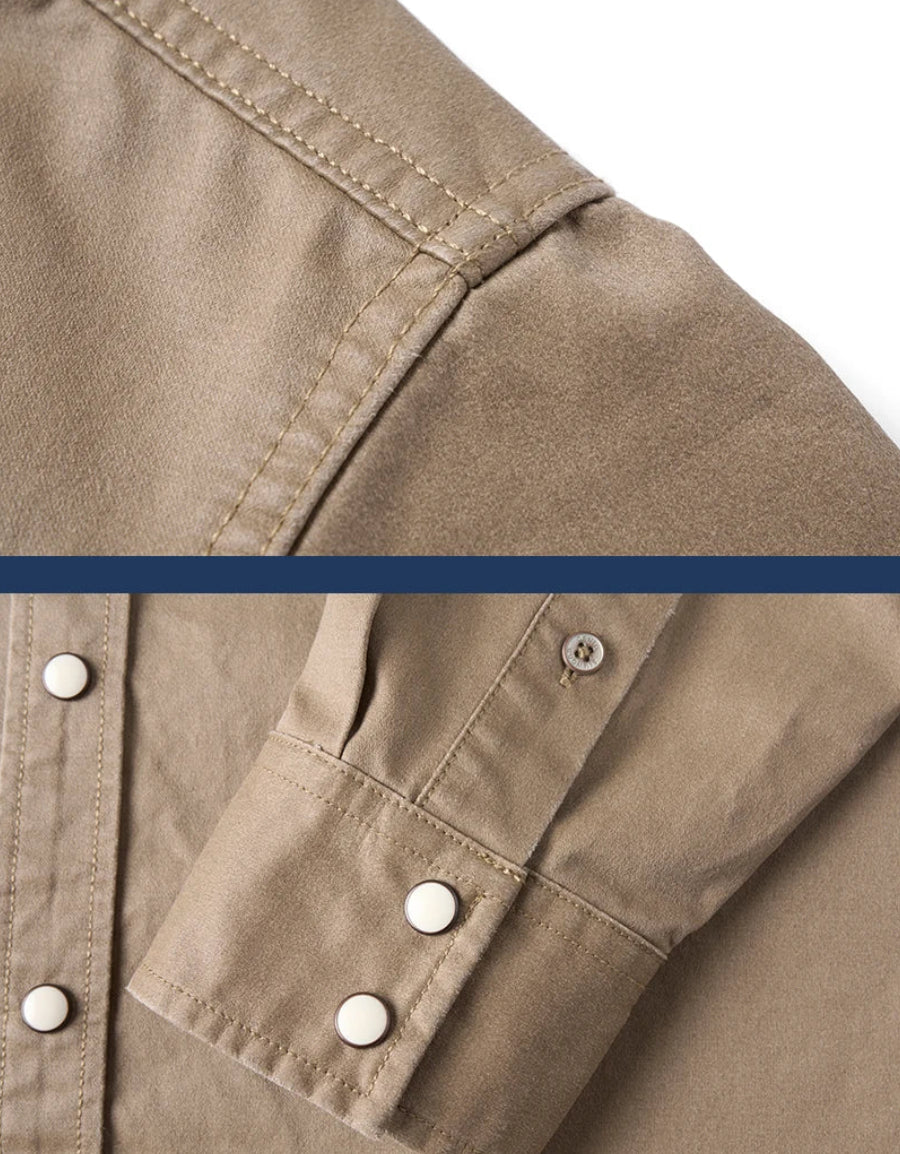 Washed Western Oversize Shirt