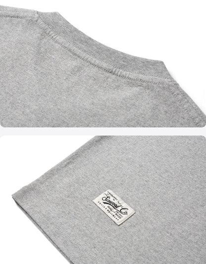 Washed Cotton Henley T-Shirt