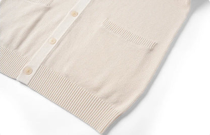 V-Neck Knit Cardigan