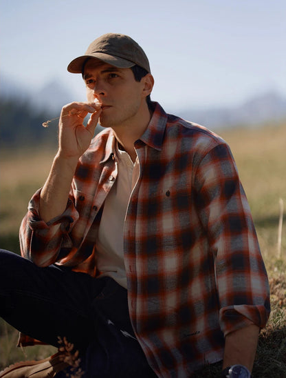 Heavyweight Plaid Flannel Oversized Shirt