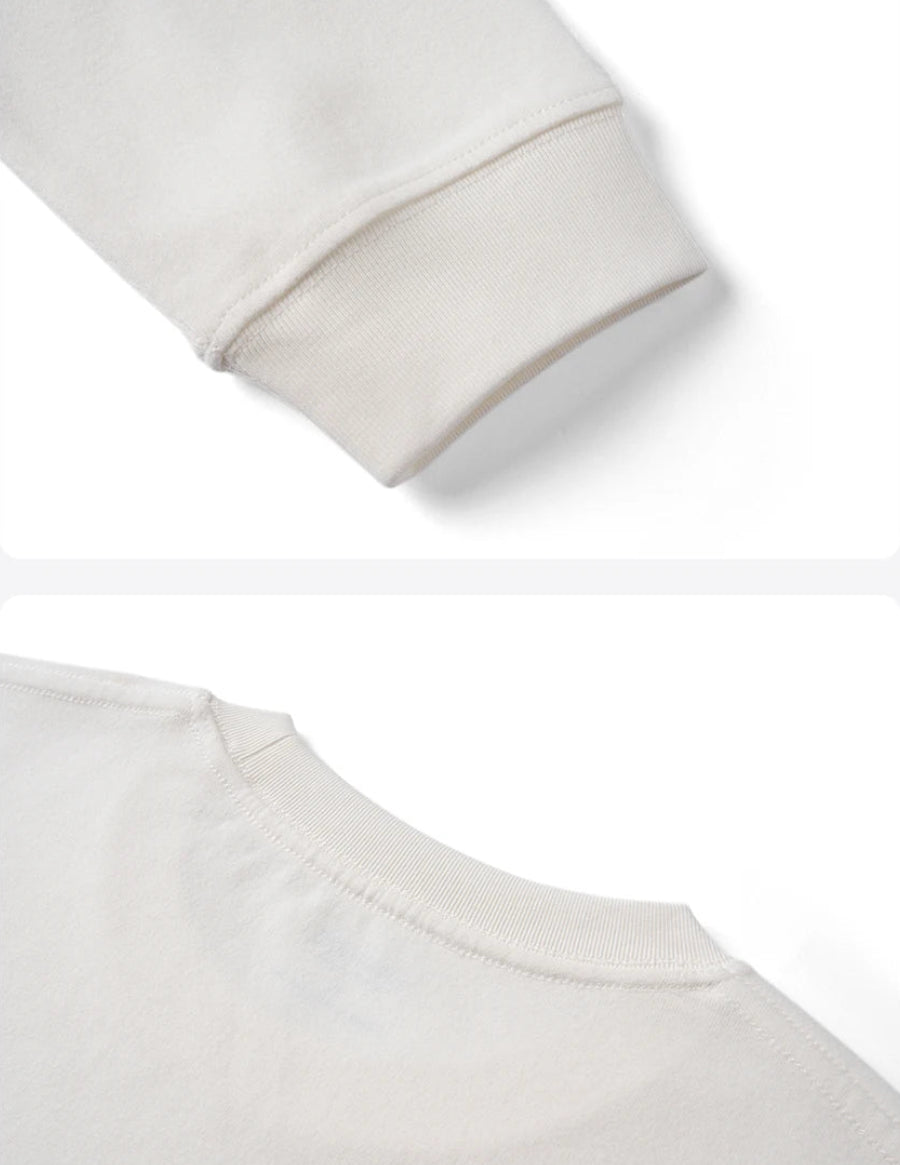 Oversized Thermal Sweatshirt
