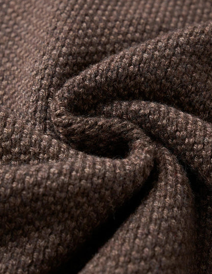 Oversized Blend Waffle Knit Sweater