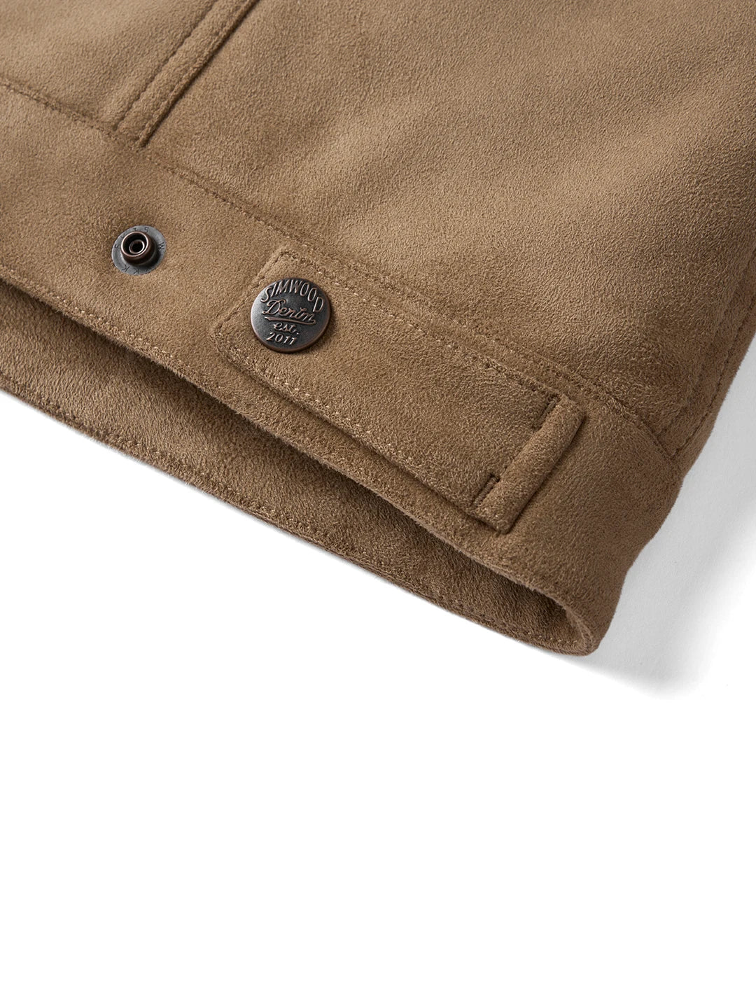 Regular Fit Suede Jacket
