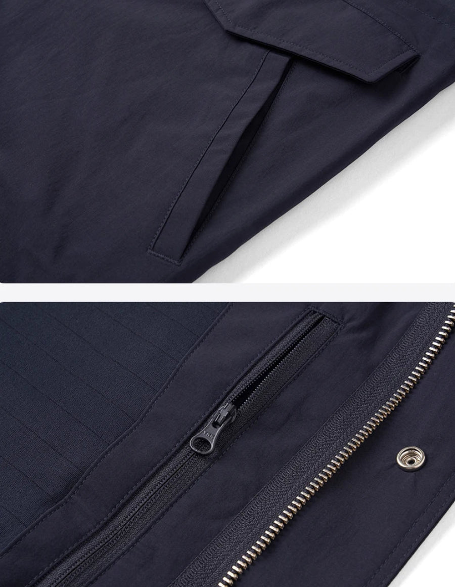 Oversized Cargo Trench Jacket