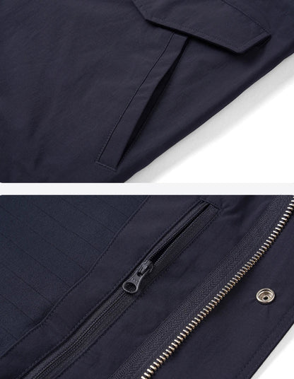 Oversized Cargo Trench Jacket