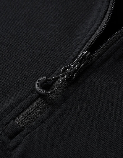 Half-Zip Long Sleeve T-Shirt