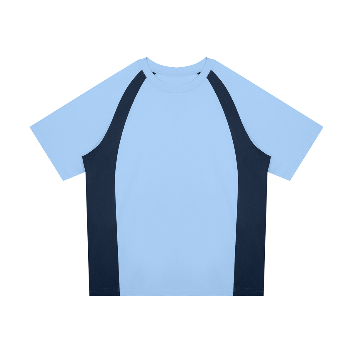 Light Blue with Navy Blue
