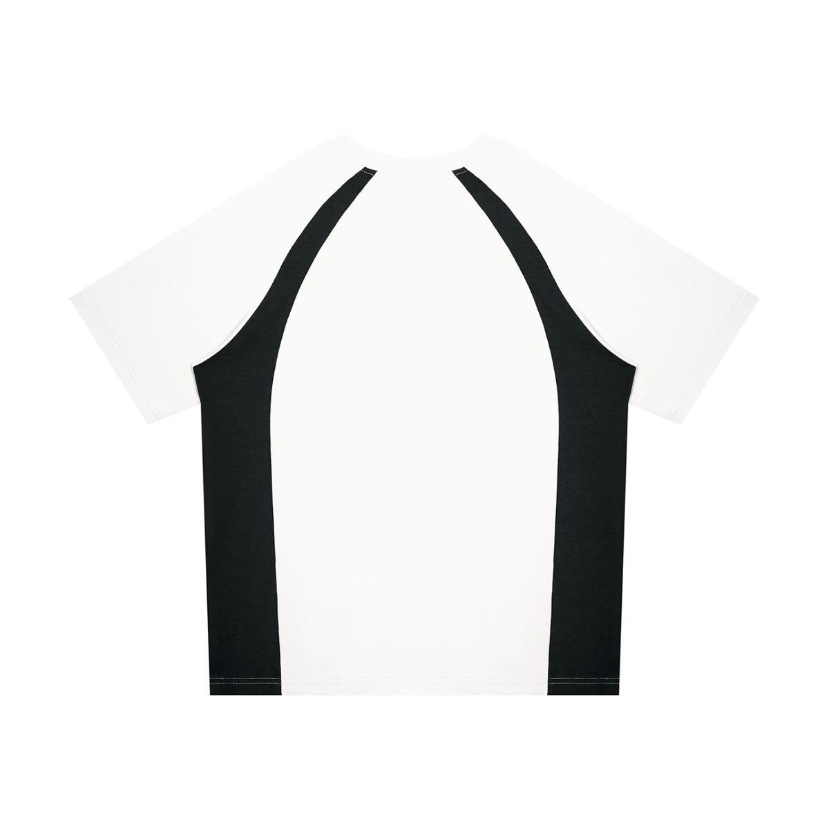 White with Black back