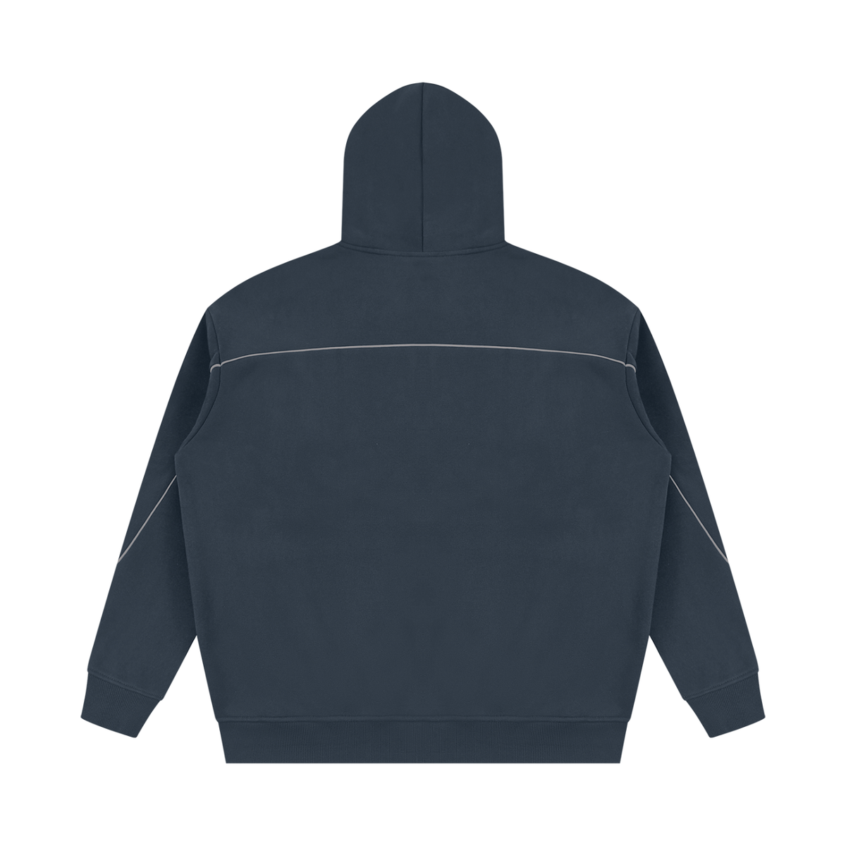 District 11 Oversized Hoodie – Navy Blue – back