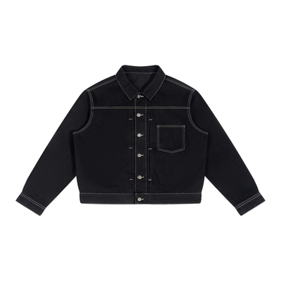Boxy Raw Denim Jacket