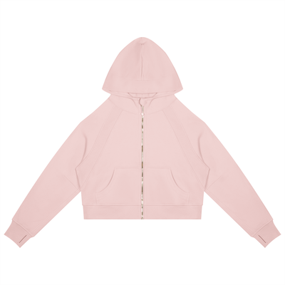 Raglan Fitted Zip Hoodie