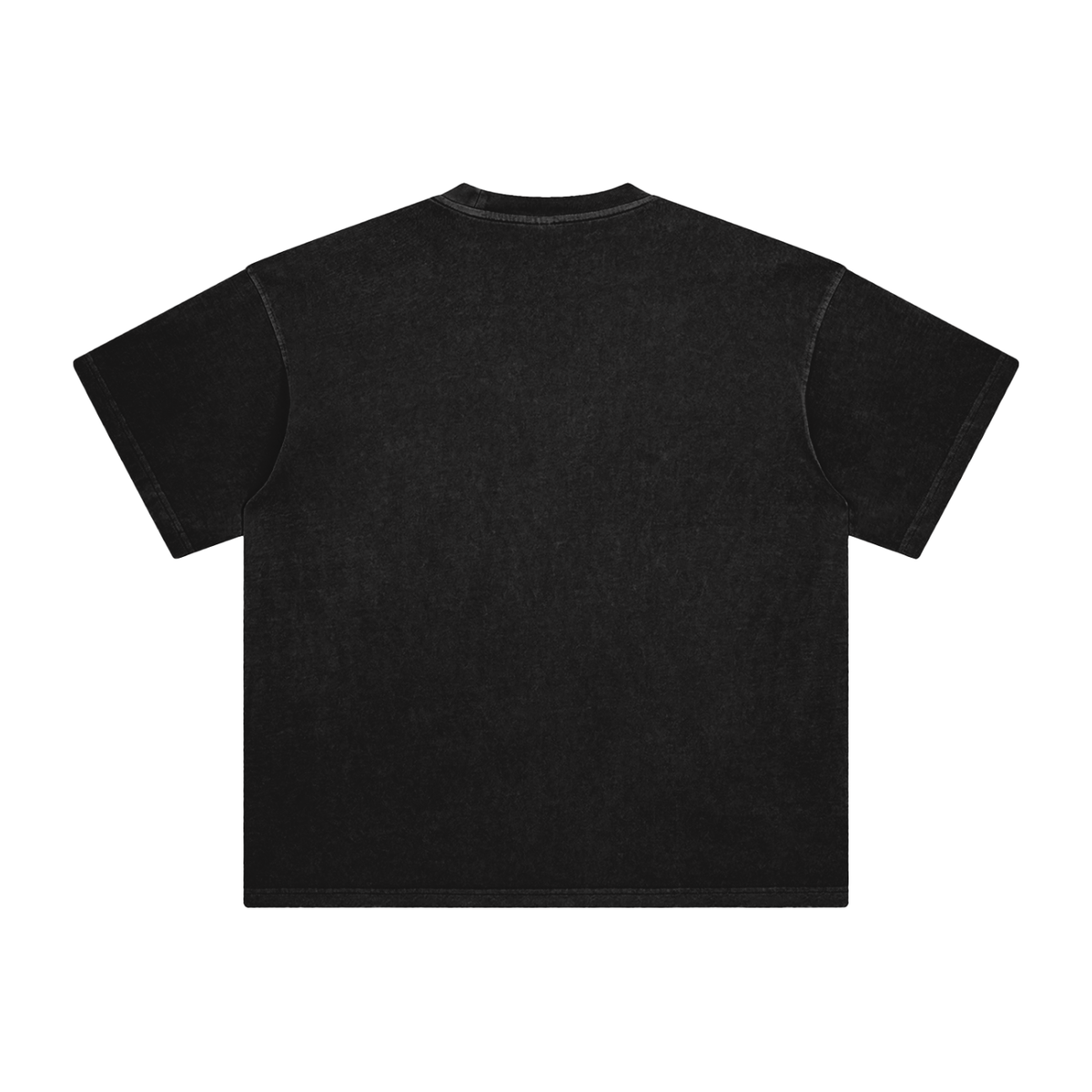 Acid Rain Enzyme Washed Tee – Retro Black – back